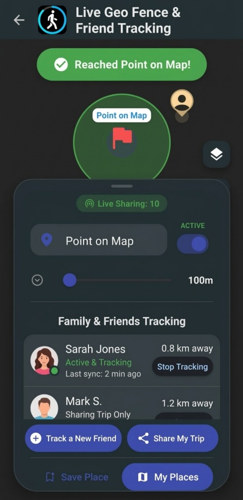 Live Map Safety Console
